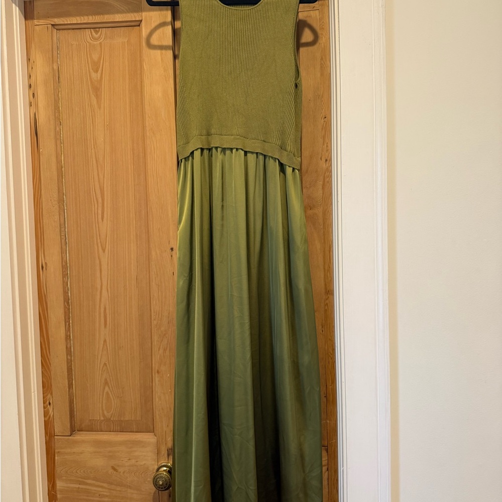 Taylor Olive Ribbed Knit Top